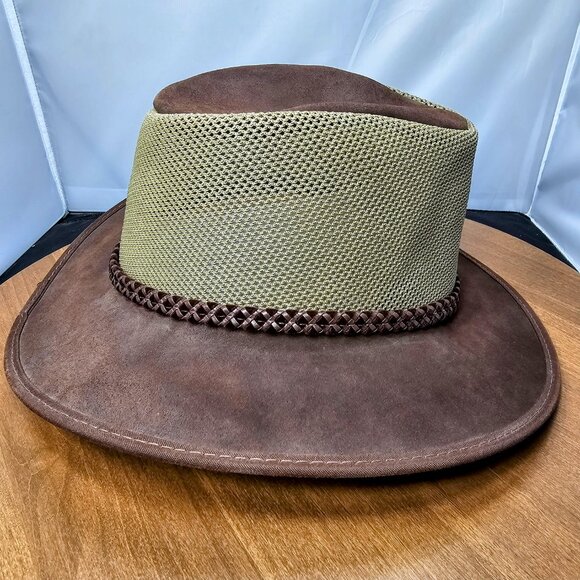Breeze Suede Sun Hat | American Hat Makers | Brown | NWT | XX-LARGE RARE COLOR - Picture 5 of 9